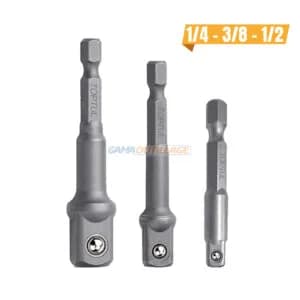 JEUX ADAPTATEUR DOUILLE 03PCS TOPTUL